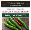 Big Jim Legacy Hatch chile seed packet