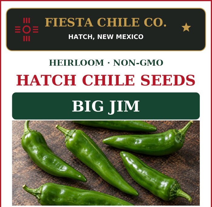 Big Jim Hatch Chile Seeds seed packet