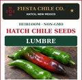 Lumbre Hatch chile seed packet