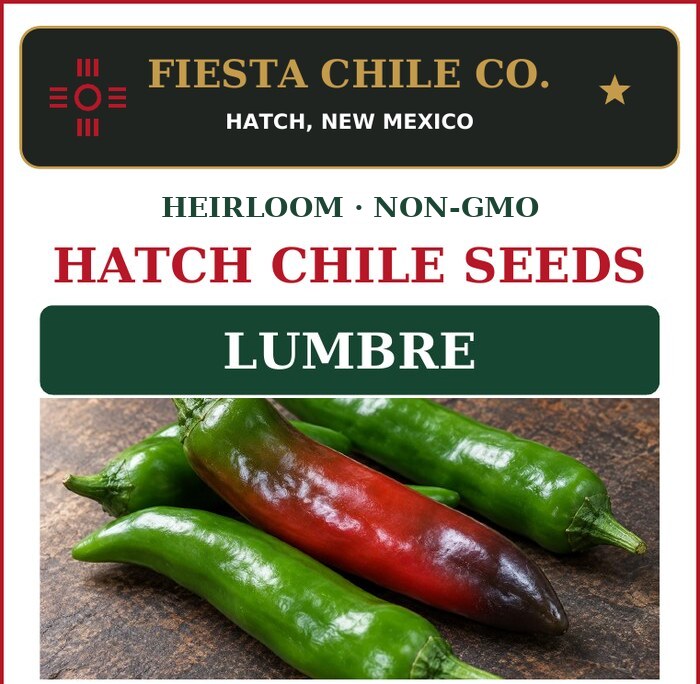 Lumbre Hatch chile seed packet