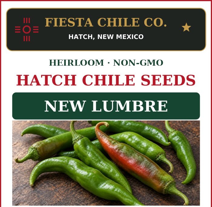 New Lumbre Hatch Chile Seeds seed packet