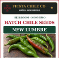 New Lumbre Hatch chile seed packet
