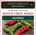 Sandia Hatch chile seed packet