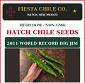 2011 World Record Big Jim Hatch chile seed packet