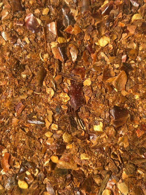 Close-up of Hatch New Mexico red chile flake